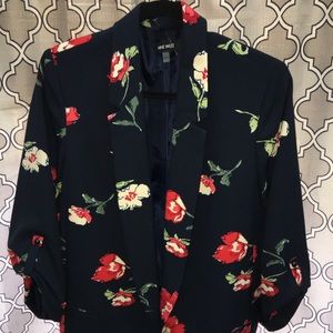 NINE WEST FLORAL BLAZER